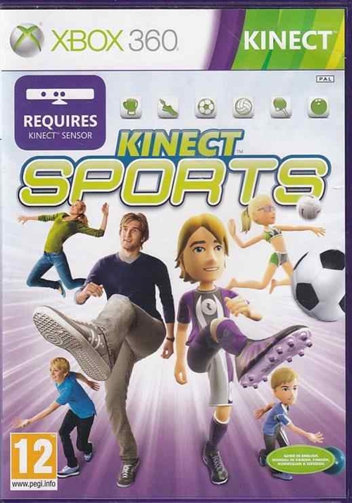 Kinect Sports - Xbox 360 (B Grade) (Genbrug)